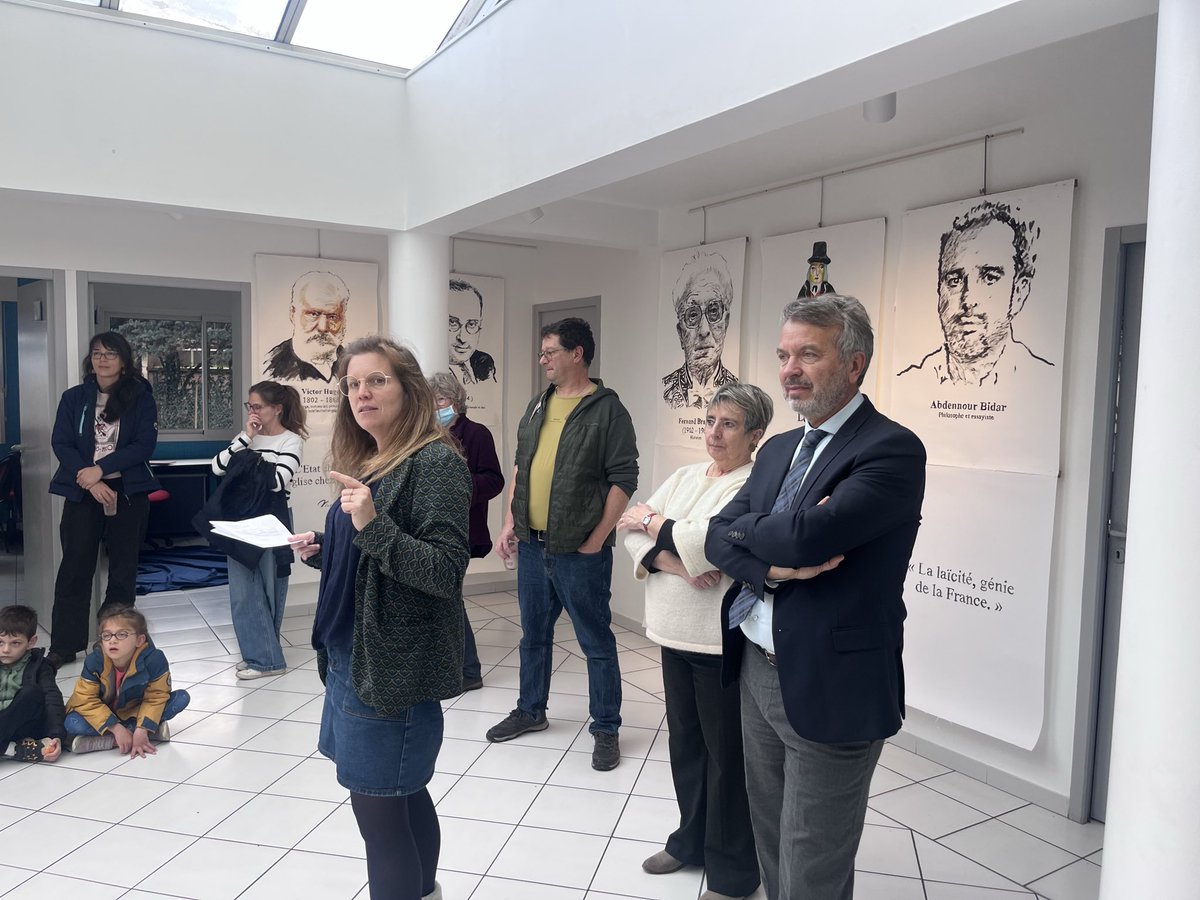 #laicité 
Célébrons ensemble le 120eme anniversaire de la loi 1905 : FOL07 - USEP07 et UFOLEP07 aux côtés de la DSDEN 07. 
Ouverture de la journée par <a href="/ThiAumage/">Thierry AUMAGE</a>
150 enfants de Coux, Privas, St Lager bressac et les Ollières sur Eyrieux. 
<a href="/Dsden07/">Ardèche-Direction académique</a> <a href="/Prefet07/">Préfet de l'Ardèche</a> <a href="/PresidentUSEP07/">BAPTISTE Emmanuel, Président USEP 07</a>