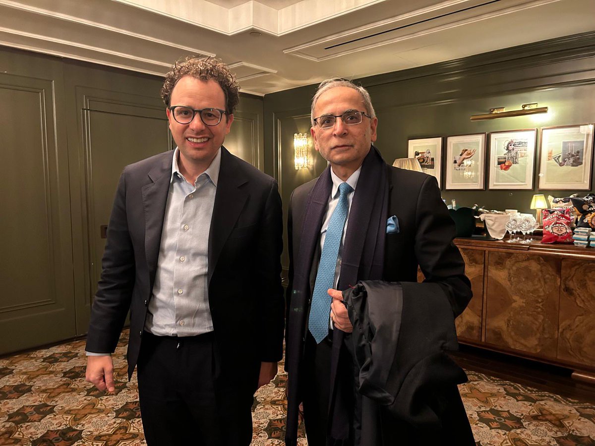 Glad to meet <a href="/DarioAmodei/">Dario Amodei</a> CEO of Anthropic. We discussed his recent visit to India, greater enterprise  level engagements on AI between Indian and American industries as well as the upcoming AI Action Summit in India.