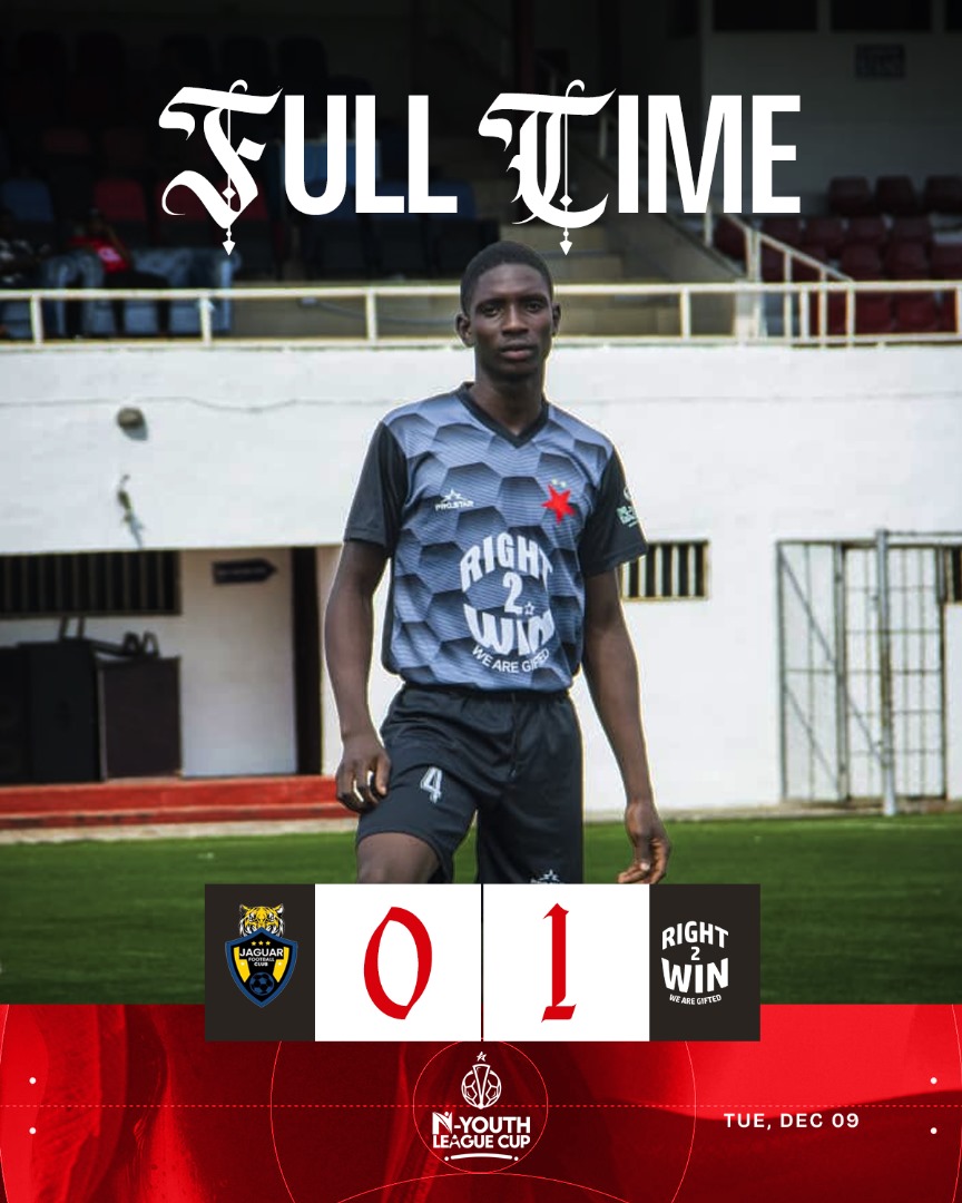 Right2WSC's tweet image. FT: Jaguar FC 0-1 Right2Win 

#NYLeagueCup