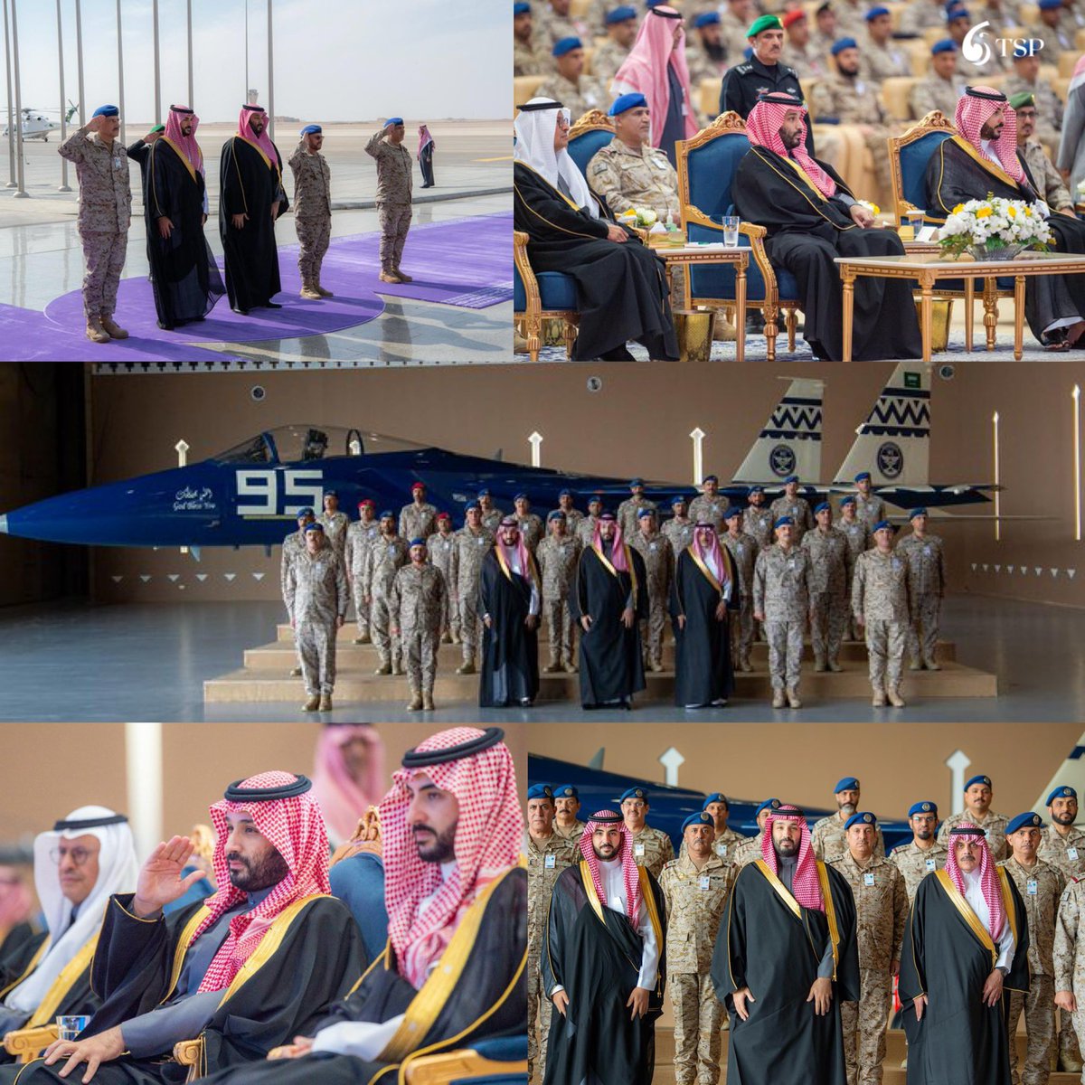 #صورة_اليوم 

ولي العهد الأمير #محمد_بن_سلمان يرعى حفل افتتاح مرافق في قاعدة الملك سلمان الجوية بالقطاع الأوسط