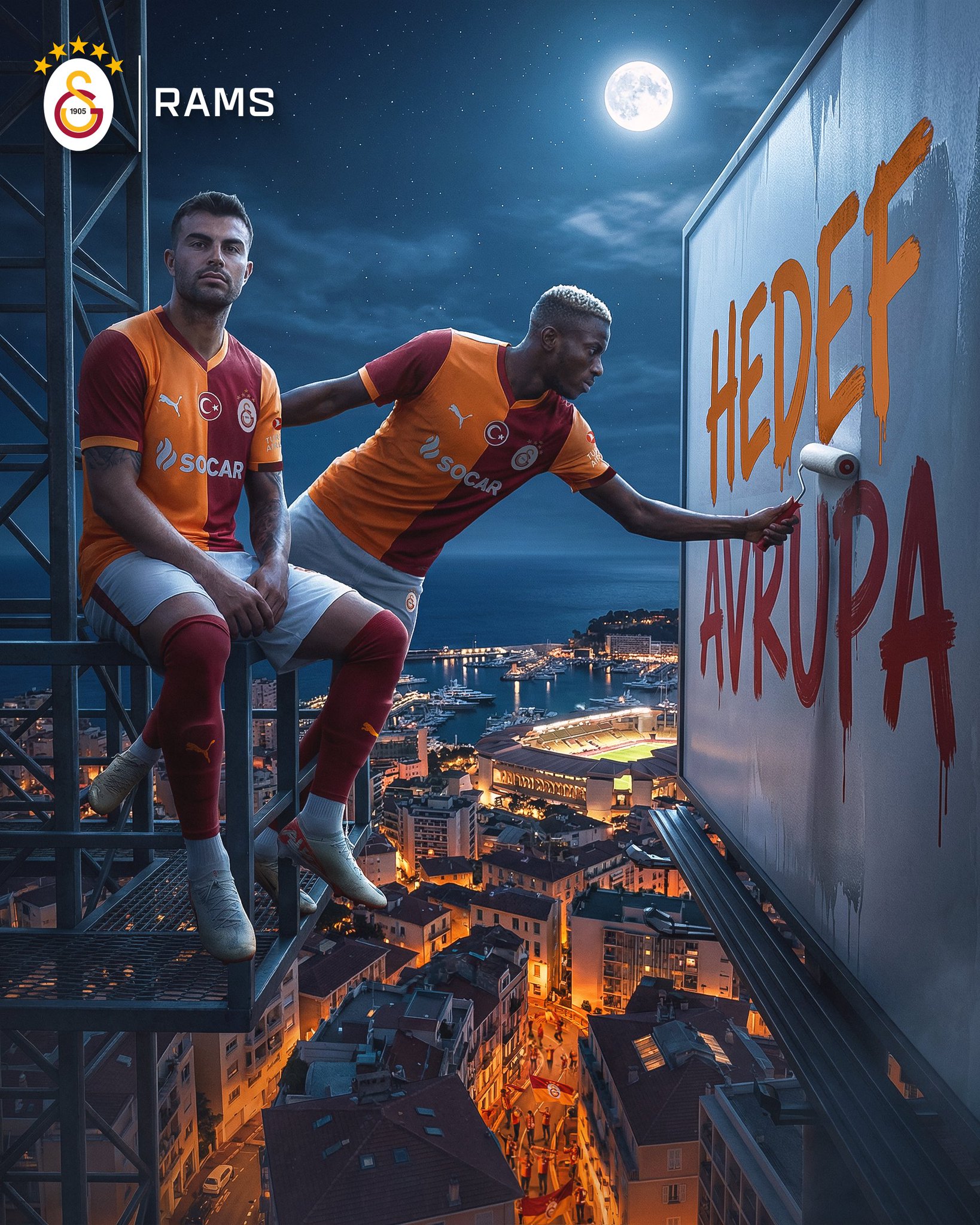 monaco galatasaray maç afişi