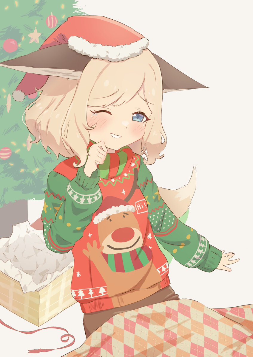 イラスト クリスマスパーティーとダサセーター