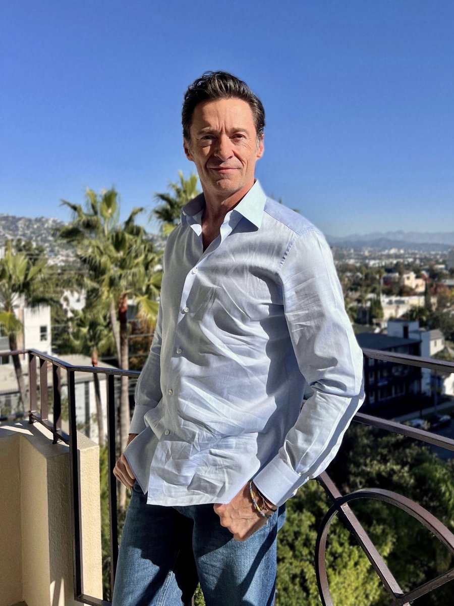 RealHughJackman's tweet image. Nothing but blue skies.