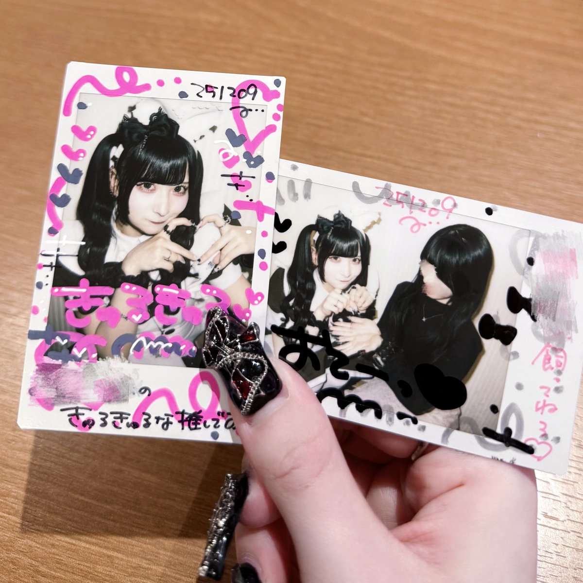 間寛平　池乃めだか　 チェキ　激レア きゅるきゅる私守れないけど 秘密にするような花園 知らないよ♥︎︎