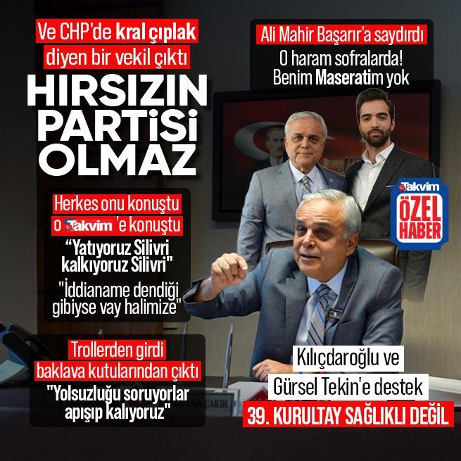 İnan hiç üzülmedik be <a href="/hasanufukcakir/">HASAN UFUK ÇAKIR</a> Bir daha da görüşmeyelim mümkünse..!!

🗣️Bu adamı Disipline verdin için Teşekkürler Özgür Özel 👏👏