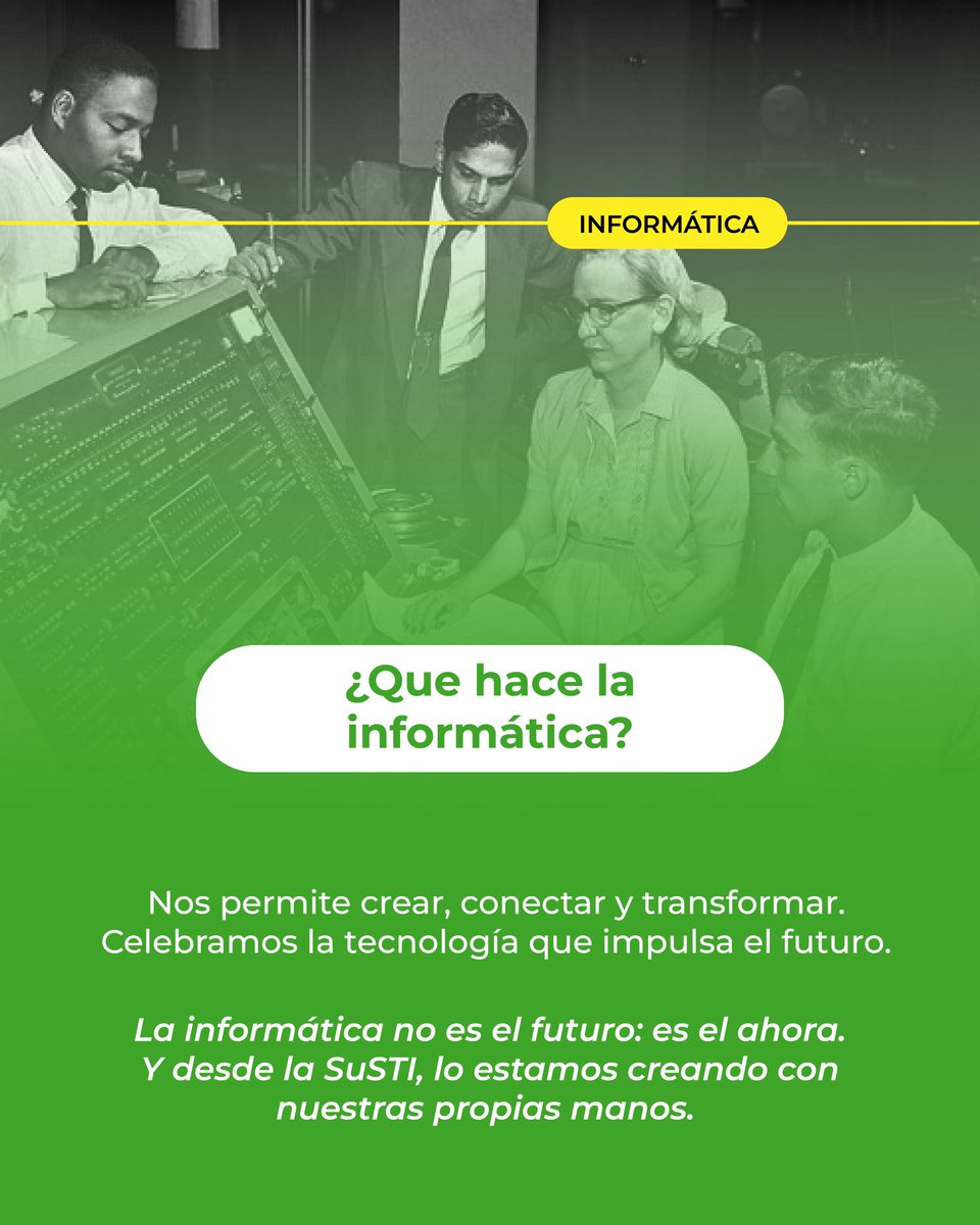 Hoy 9/12 celebramos el Día Mundial de la Informática 💻✨

La tecnología que nos permite crear, conectar y transformar.
En Corrientes —y desde la SuSTI— la convertimos en videojuegos, impresiones 3D, realidad aumentada y nuevas experiencias culturales

👇🏼