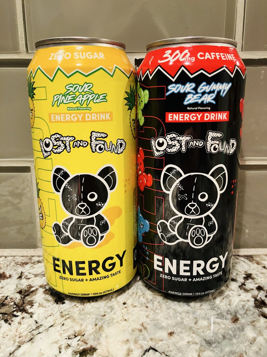 New #LostAndFound #SourPineapple and #SourGummyBear #EnergyDrink. #LostAndFoundEnergyDrink #ZeroSugar #LostAndFoundEnergy #SugarFree #LostAndFound #Energy #Drink <a href="/LabsPrimeval/">Primeval Labs</a>