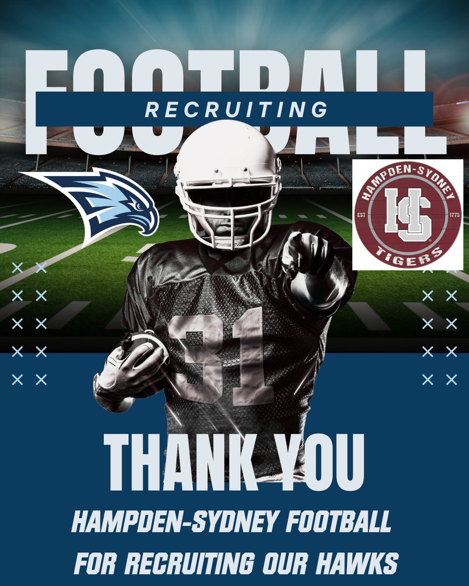 FootballLatin's tweet image. Thanks @ZachZullinger and Hampden-Sydney Football for recruiting our Hawks!