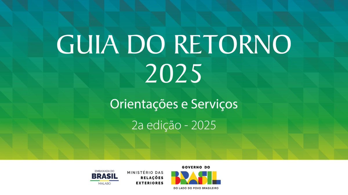 O Guia do Retorno 2025 já está disponível!

Confira orientações essenciais sobre documentos, alfândega, validação de diplomas e serviços para um retorno seguro ao Brasil.

🔗 Acesse: gov.br/mre/pt-br/assu…