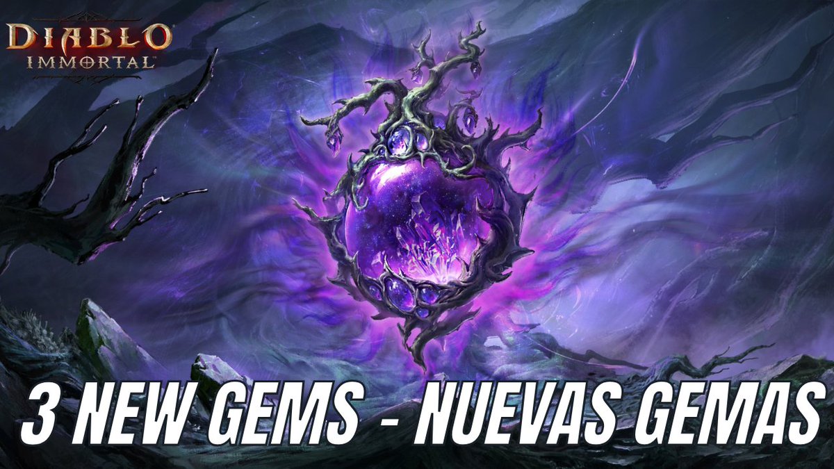TheRavenplay's tweet photo. ¡REVELADAS! Las 3 NUEVAS GEMAS de Diablo Immortal https://t.co/mAPWJntqiY via @YouTube 
#diabloimmortal https://t.co/ziqzI3oVIT