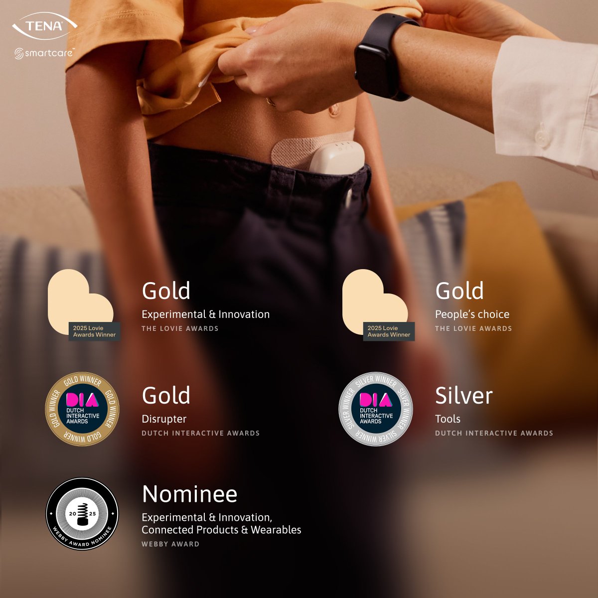 Essity's TENA SmartCare Bladder Sensor, the world’s first wearable ...