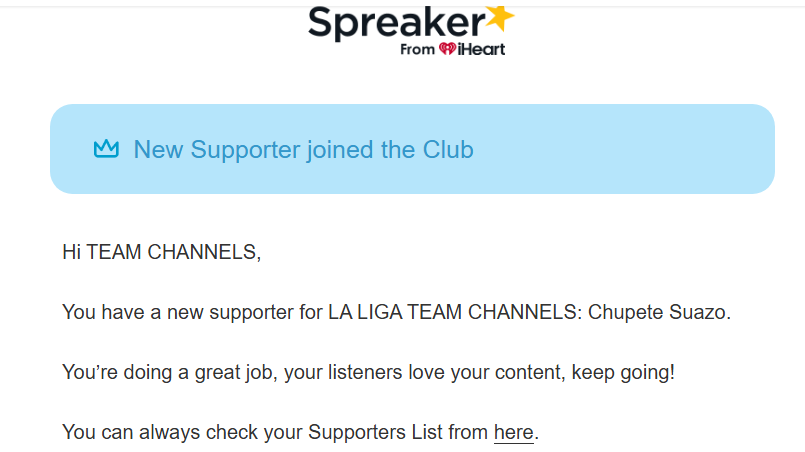 TeamChannelsLL's tweet image. Haz como Chupete Suazo, que ha dejado el fútbol para escuchar nuestros podcast.
2 € al mes y tienes acceso al cargamento de la Prorroga que no te lo lleva ni la furgoneta del Equipo A.