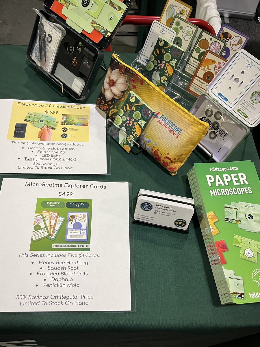 hollyastuart's tweet image. Last chance to get your #Foldscope at #CellBio2025! It makes a great Christmas gift/stocking stuffer!

Visit @TeamFoldscope  at booth 113!

@ASCBiology #MagnifyCuriosity