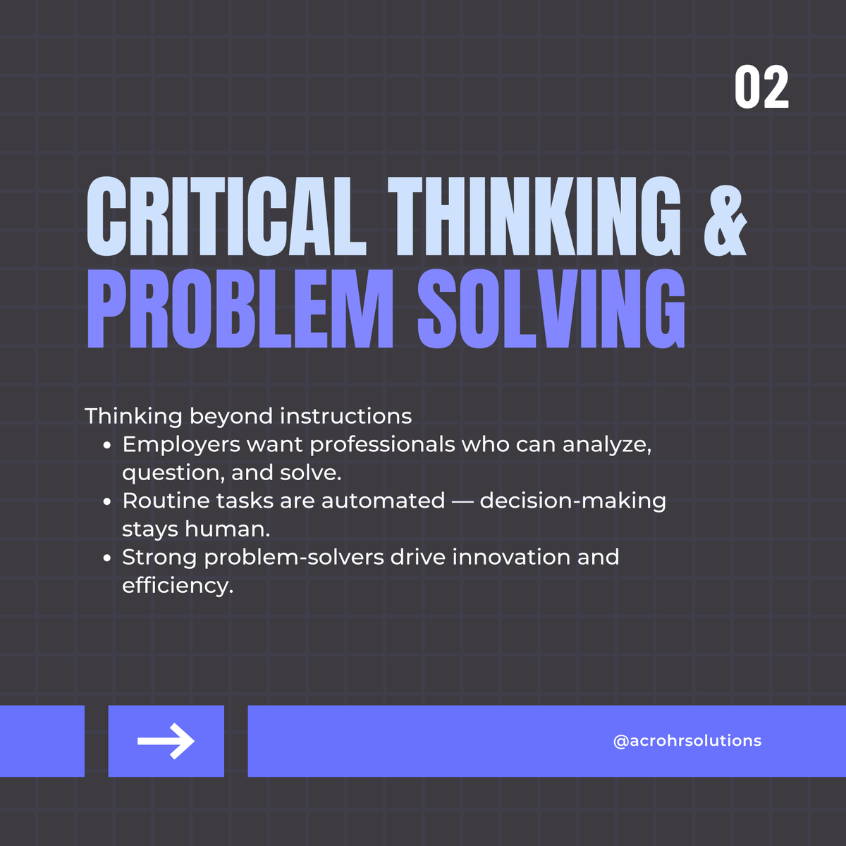 acroHRSolutions's tweet photo. The job market is evolving fast — and so are employer expectations.
In 2025, success won’t just be about what you know, but how you think, adapt, and collaborate.
#careergrowth #skills2025 #futureofwork #recruitment #hiringtrends #hrinsights https://t.co/4lldxJke39