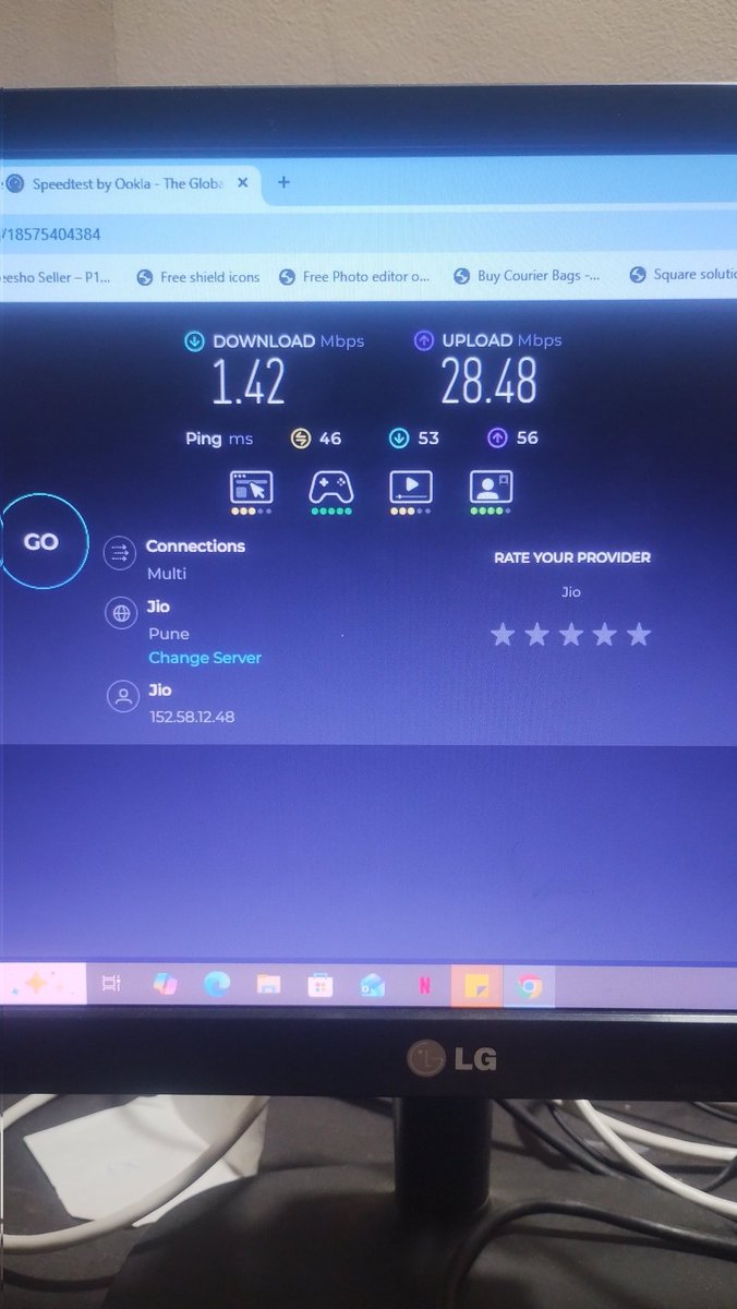 Nikhil_ui's tweet image. What’s the use of #JioAirFiber when I’m getting such poor internet speed and there’s no option to contact customer support at all? Very disappointing service. Please look into this urgently. @JioCare
