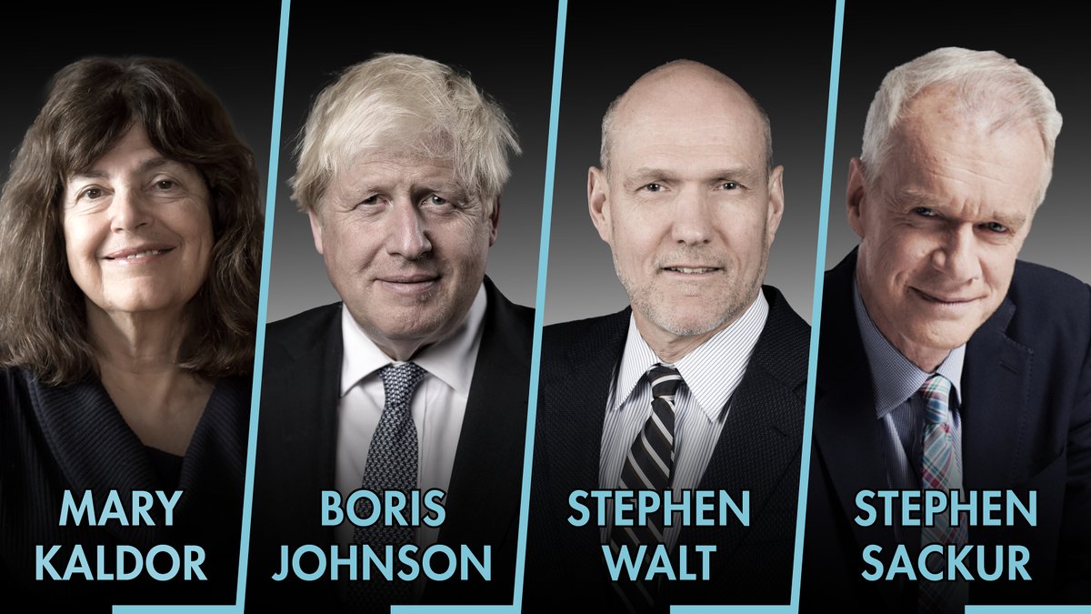 HolbergPrize's tweet image. We are all set for the 2025 Holberg Debate! Today at 17:00 CET / 04:00 PM, GMT you can watch Mary Kaldor, Boris Johnson and Stephen Walt discuss current conditions for collective security and global stability.  Moderator: Stephen Sackur. youtube.com/watch?v=yHKiIl…