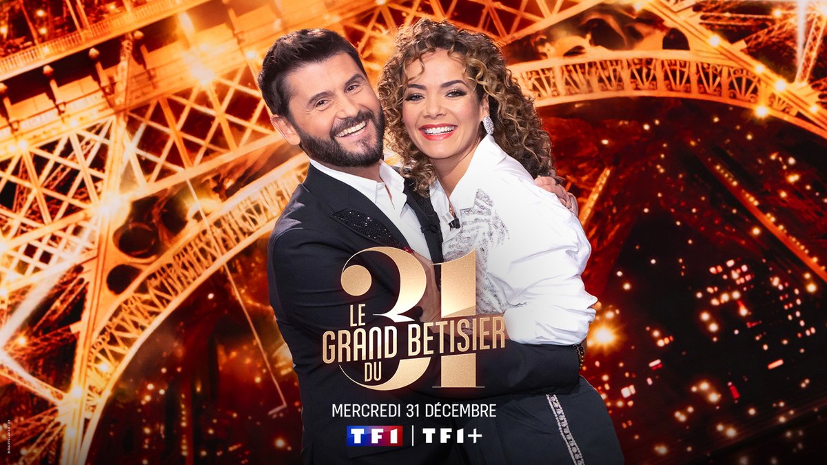 TF1Pro's tweet image. #Annonces @TF1 @tf1plus

📌Le Grand Bêtisier du 31

Laissez-vous guider par le duo @Anaisgrangerac et @Tof_Beaugrand pour un dernier tour de piste en 2025 avant les 12 coups de minuit… 

Entamez 2026 dans la joie, la légèreté et l’euphorie !

Mercredi 31/12 à 21h10 #TF1 #TF1plus
