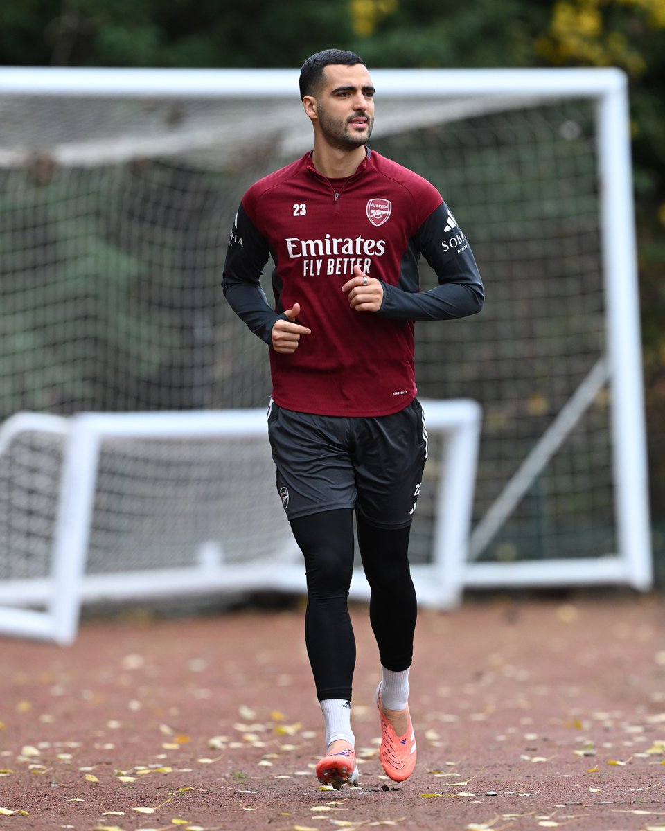Arsenal's tweet photo. Focus turns to Club Brugge 👊 https://t.co/lCMiURysrg