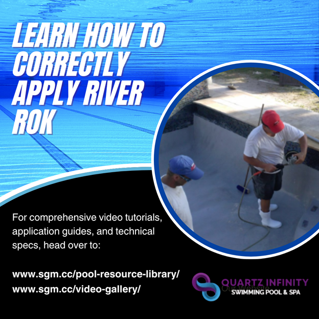 quartzinfinity's tweet image. We're here to support you in honing your skills. Keep an eye out for details on our upcoming factory training classes designed to help you excel. Visit us at quartzinfinity.com/book-online

#RiverRok #PoolFinish #PoolContractor #PoolBuilder #PebbleFinish