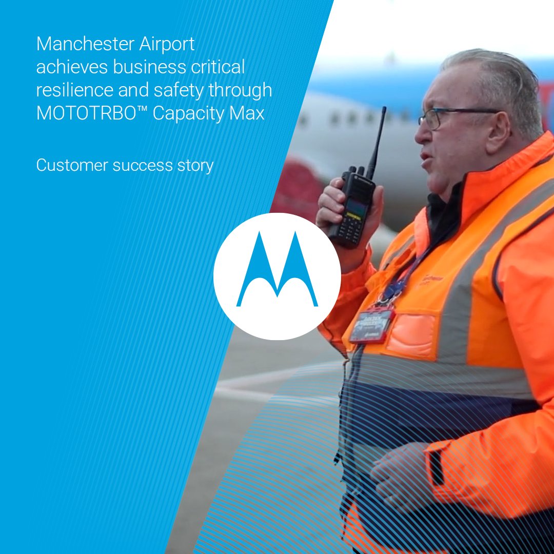 Manchester Airport deployed a MOTOTRBO Capacity Max radio system complemented by a TRBOnet Enterprise dispatch solution to meet its multifaceted requirements head-on. stwb.co/eeurccu