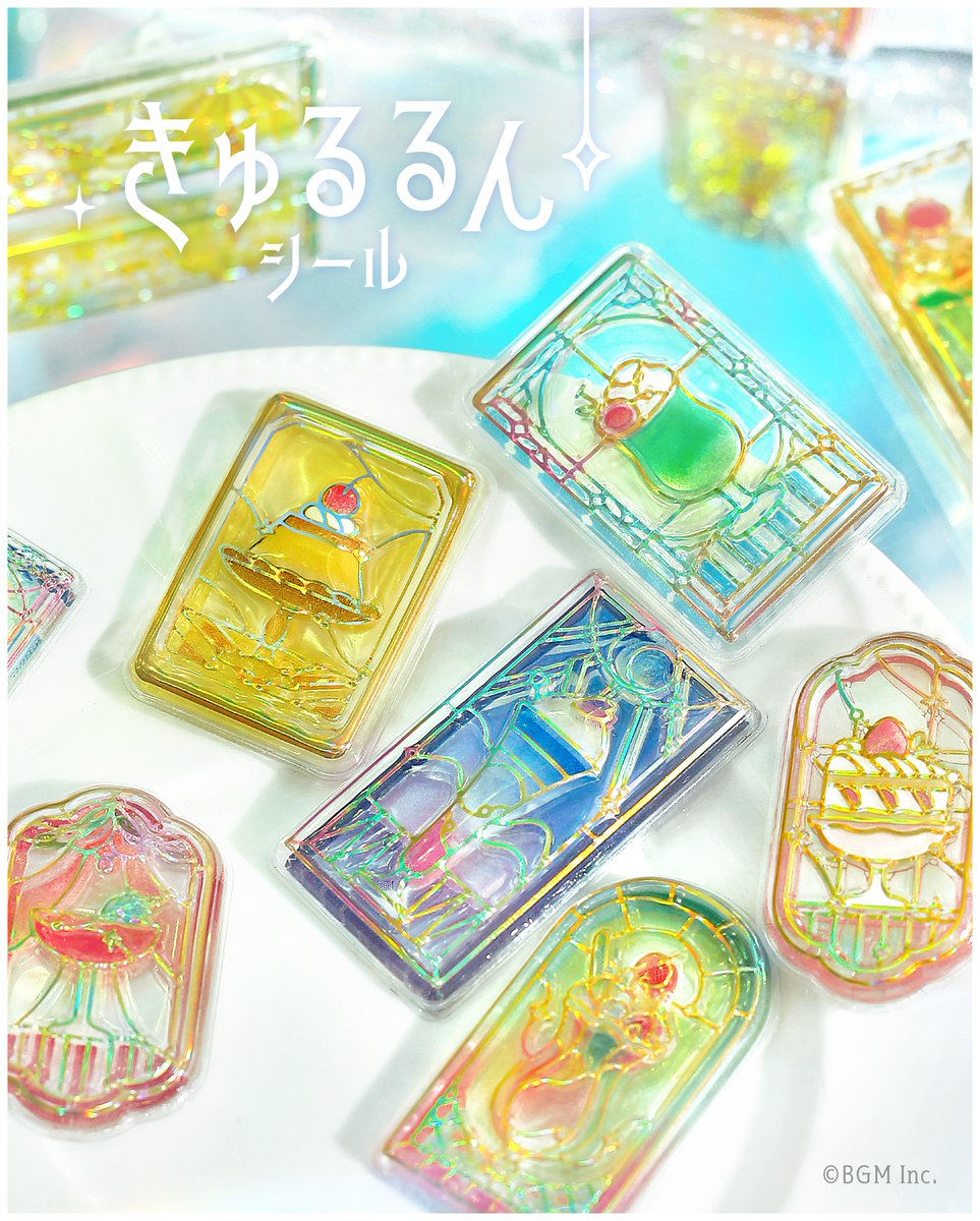 文具女子博2025 にて先行発売！ 『きゅるるんシール』 一目見た瞬間