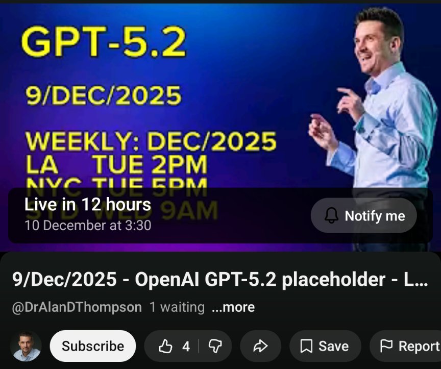 GPT 5.2 stream teaser