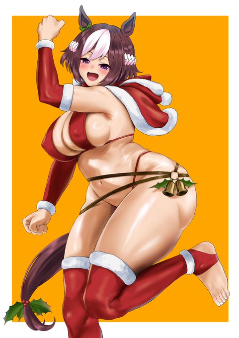 #去年の12月のイラストを無言であげる
クリスマスペちゃん 