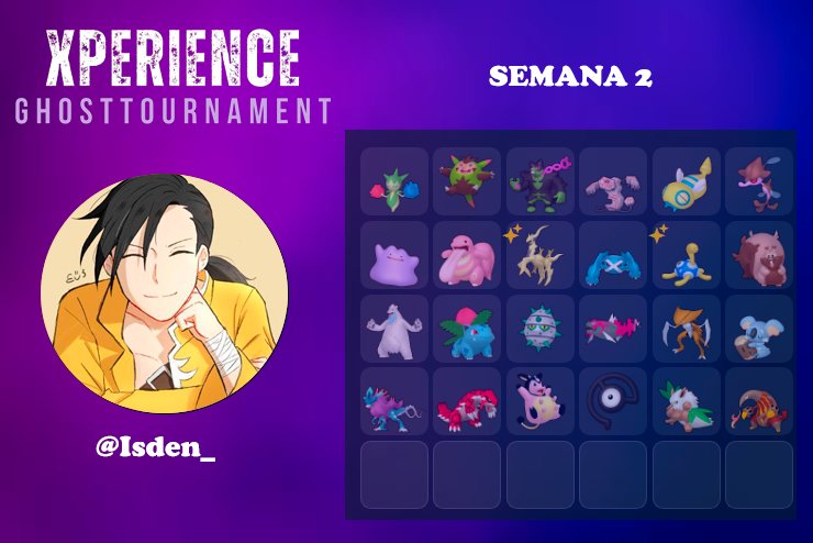 XperienceLockeX's tweet image. Terminamos con el posiblemente equipo más carismático del torneo, @Isden_ viene con sed de venganza debido a no poder participar en la primera jornada.
No tiene vetos pero va con las ideas completamente locas como por ejemplo, canjear un Shuckle con una carta.