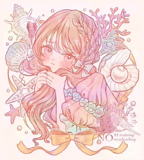 #今年も残りわずかなので今年一番伸びた作品を貼る 創作イラストだとこの子でした