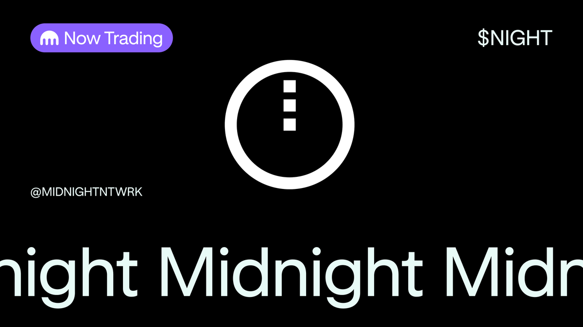 krakenfx's tweet image. $NIGHT is now live on Kraken 🌙

$NIGHT is the unshielded native, utility and governance token of @MidnightNtwrk, built to bring rational privacy to Web3.

Explore now → app.kraken.com/JDNW/NIGHT