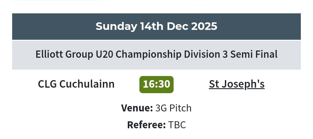 ❗️❗️ATTENTION - Fixture Change. Please support the lads❗️❗️