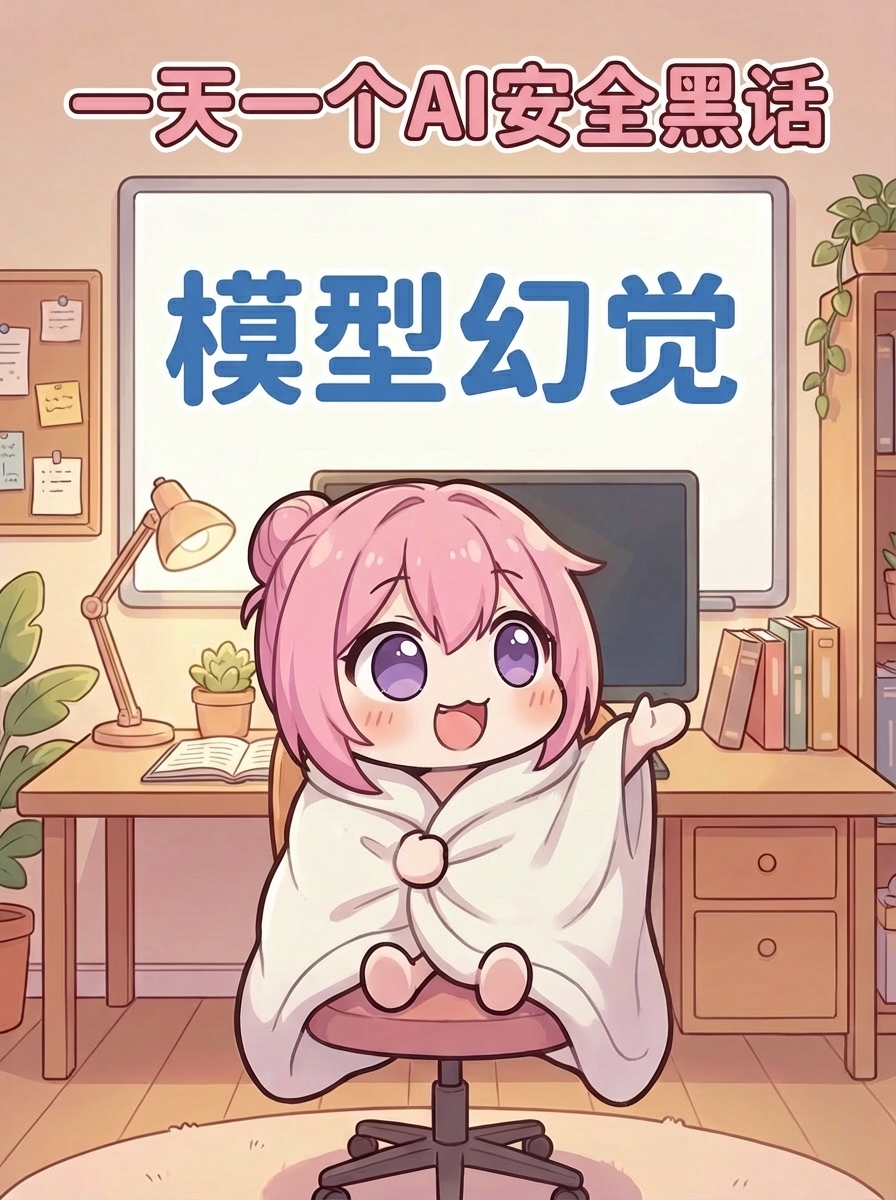 AI45_Safety's tweet photo. 一天一个AI安全黑话 | 模型幻觉

不是只有自信满满才会“幻觉”哦！
AI有时像做错题还嘴硬的小朋友，明明没底、支支吾吾，却还在���编乱造……
只要是“无中生有”，不管自信与否，都算幻觉！
快来评论区分享：
你遇到过哪些AI的迷惑行为？比如突然喊你主人？非说西瓜是方的？ https://t.co/KhVkcpkIgH