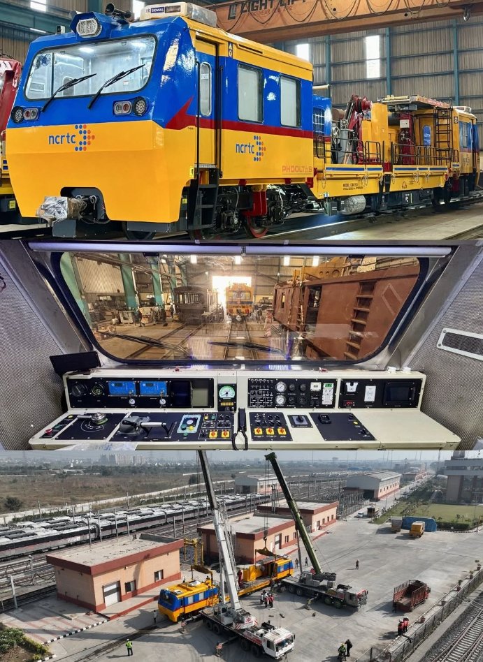 One organisation that is truly raising the bar in rail transportation in India is <a href="/officialncrtc/">National Capital Region Transport Corporation Ltd.</a> (RRTS)

It has recently inducted a high-speed, indigenously built Catenary Maintenance Vehicle for the 82-km Delhi–Ghaziabad–Meerut corridor which is designed for speeds up to 120