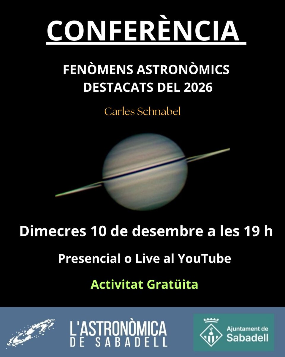 Agrupació Astronòmica de Sabadell tweet media