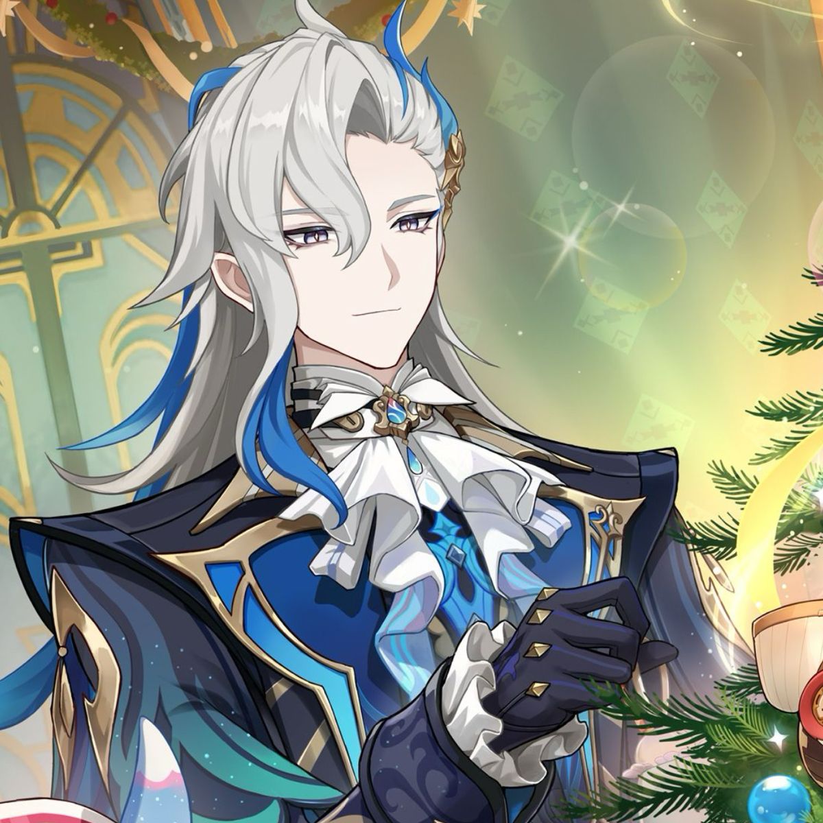 GenshinUniverse's tweet image. Can we get Neuvillette skin leaks pls