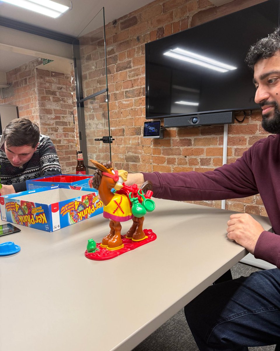 Party food and party games for the BC team at our office #Christmas party last Friday! 🥪