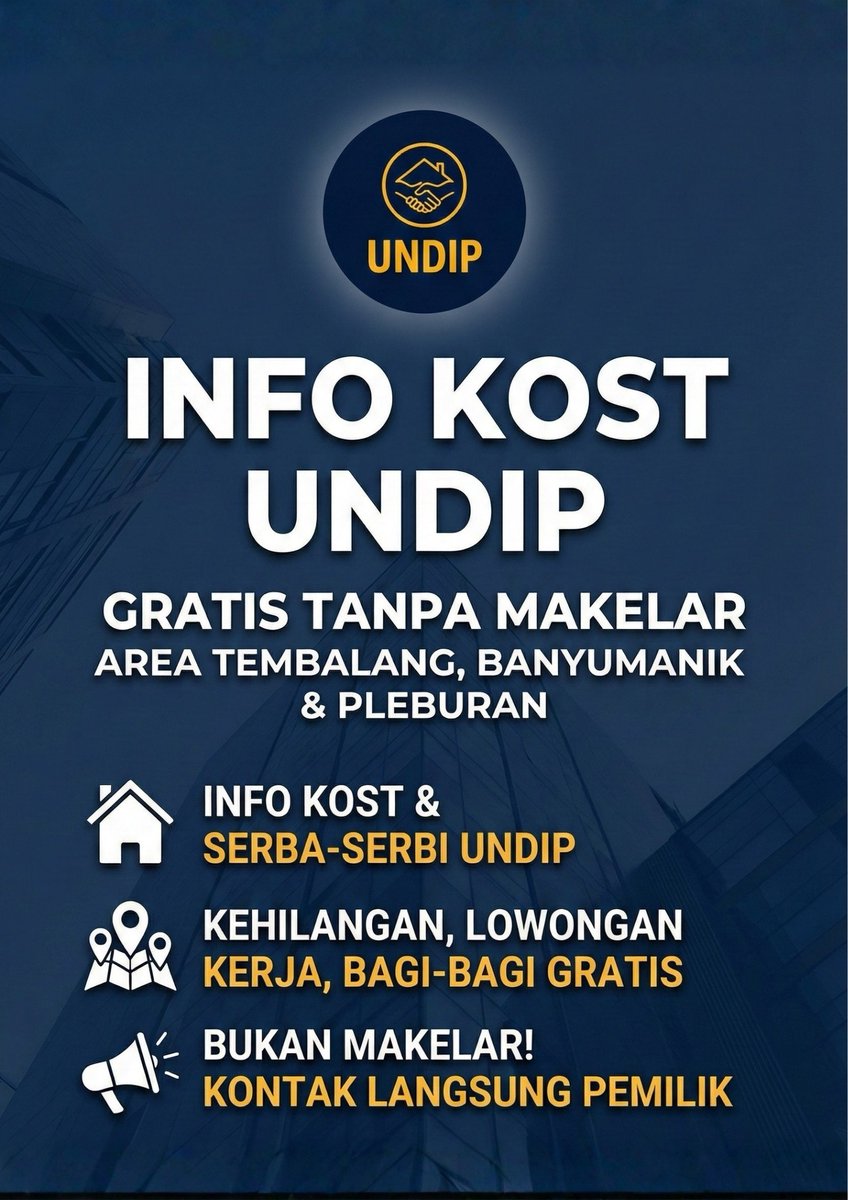 Info Kos UNDIP tweet media