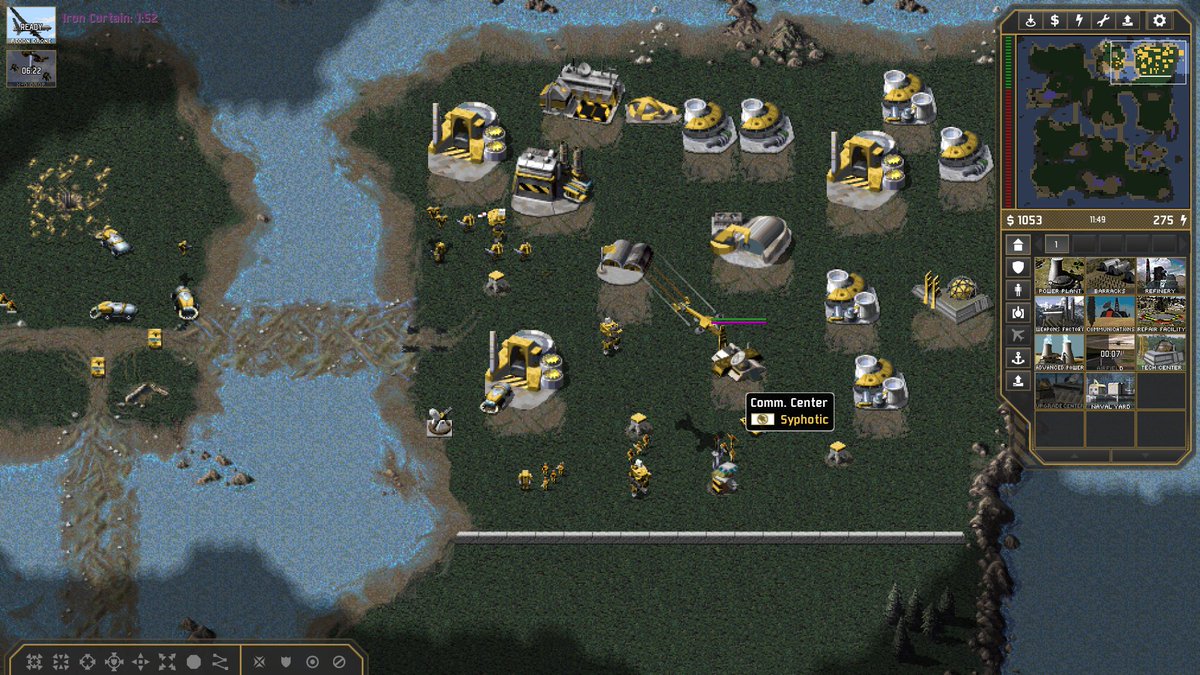 Gave the Combined Arms Mod for Open RA a go today!

Quick run down:

A TONNE of factions to play from the Tiberian and Red Alert Universes.

Builds upon the already impressive OpenRA version of Command &amp; Conquer.

Experience almost every C&amp;C unit ever in the original engine,