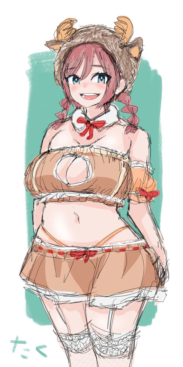 #これを見た人は無言で去年の12月の画像を貼る 