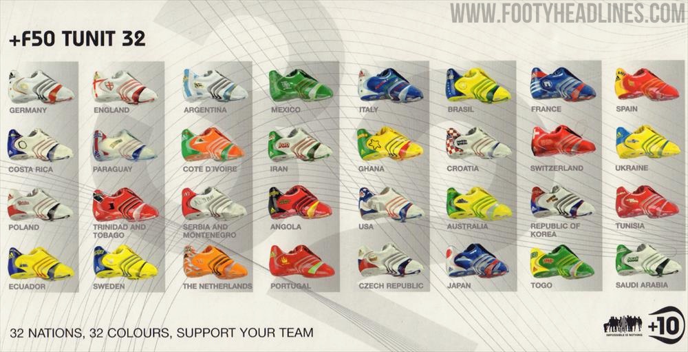激レア adidas +F50 TUNIT X-32 日本代表カラー 2006年 🔥 Back in 2006, Adidas released the F50 Tunit 