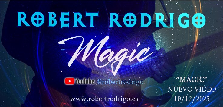 𝗥𝗢𝗕𝗘𝗥𝗧 𝗥𝗢𝗗𝗥𝗜𝗚𝗢 "𝗠𝗮𝗴𝗶𝗰" 
𝗡𝘂𝗲𝘃𝗼 𝘃𝗶𝗱𝗲𝗼 𝗺𝗮𝗻̃𝗮𝗻𝗮 𝗮 𝗹𝗮𝘀 𝟭𝟴:𝟬𝟬 𝗵
El guitarrista bizkaino demuestra su versatilidad como músico con algo alejado de lo habitual... síguele en youtube.com/robertrodrigor…
#rockinstrumental #guitarrista #rockvideo