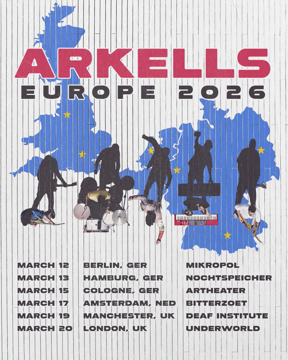 Arkells are planning to get up close and personal in the first half of '26. This means popping up all over the map, playing some surprising and intimate spaces to introduce our soon-to-announce new album to you. First stop, EU/UK! RSVP for pre-sale at arkellsmusic.com/live