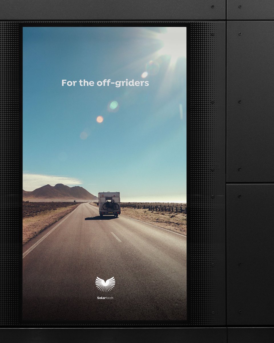 Our identity for a solar energy business operating in the leisure market. A simple core idea sits at its heart - freedom to adventure, to pioneer, to off-grid. #visualidentity #leisure #winthedecisions