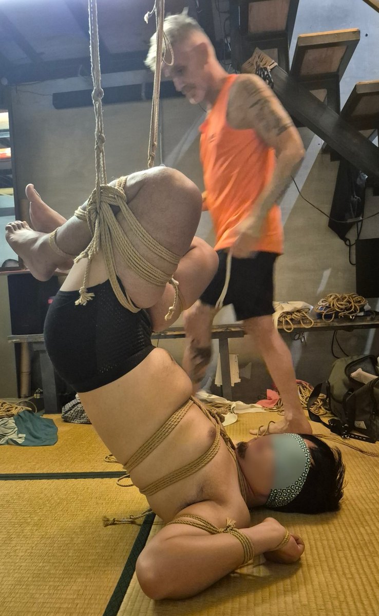 deeptrance1's tweet photo. Perfect vibe, absolute dream to tie this bunny at the Good Boy Rope Jam in 📍Manila.
#shibari #ropejam #meninrope https://t.co/49UiZrjjaG