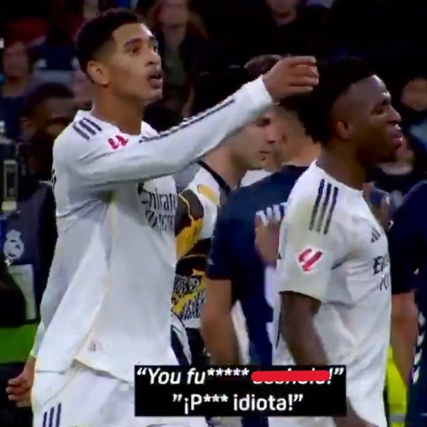 *Lewandowski se toca la nariz*  

"Vaya falta de respeto, expulsado 3 partidos😡😡"

*Bellingham le dice al árbitro: Eres un put0 idiota*

"Es una expresión inglesa, sigan sigan 😍😍"