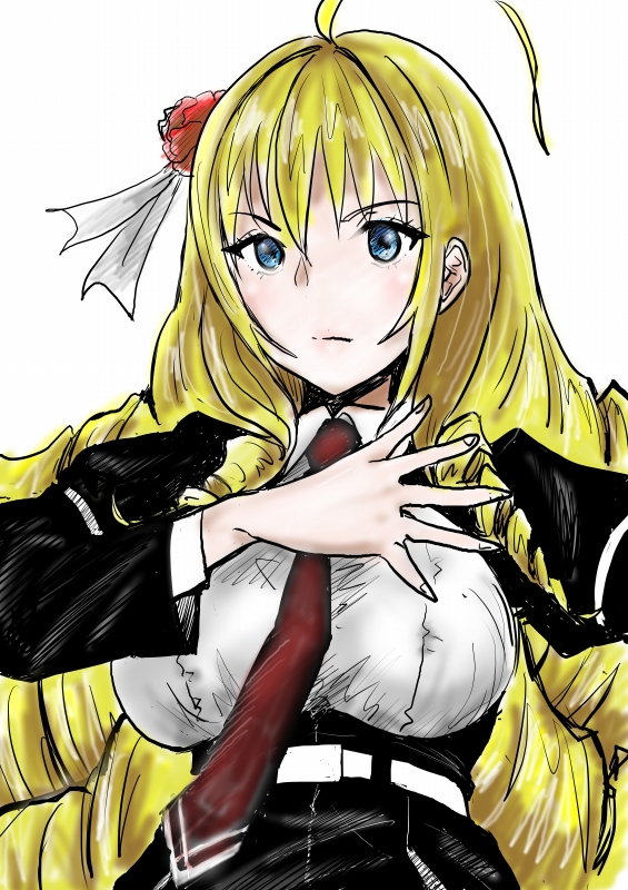 今夜の落書きは
個人的おすすめの「俺は星間国家の悪徳領主!」
より推しでくっころロゼッタさんです!

ノベル版コミカライズ版、アニメ版あったとしてもそれぞれ違くなると思いますが

とりあえずゆんふら版です～ 