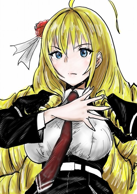 今夜の落書きは 個人的おすすめの「俺は星間国家の悪徳領主!」 より推しでくっころロゼッタさんです! ノベル版コミカライズ版、アニメ版あったとしてもそれぞれ違くなると思いますが とりあえずゆんふら版です～