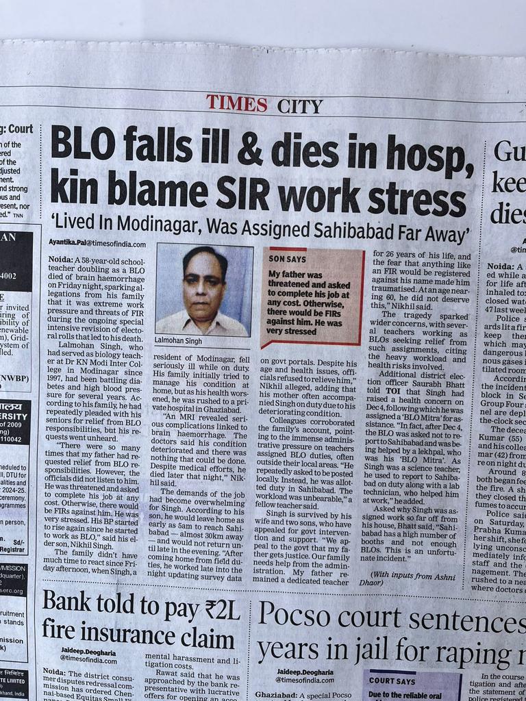 Santosh73488610's tweet image. #JusticeforBLO
#Justiceforlalmohansingh
#cmyogiadityanath
#dm_ghaziabad

Will Lalmohan Singh's dependent family get justice?

@CMOfficeUP
@DhaorAshni
@dm_ghaziabad
@AyantikaTOI