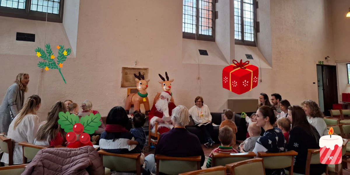 Today we're celebrating the last toddler group session of term with a visit from Santa and special Christmas activities! 🎄 

A big shout out to our incredible group of volunteers who create this warm and safe space for families to come together ❤️ 

#SMoBWoking #Woking