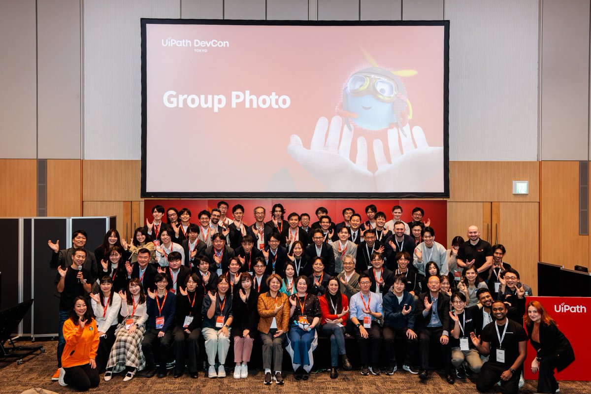 📢UiPath DevCon Tokyo 閉幕。
12/9 (火) 開催のUiPath DevCon Tokyoでは、#UiPath の開発者が一同に集い、技術セッションや知見の共有、ネットワーキングが実施され、大盛況のなか幕を閉じました。ご参加いただいた皆さまありがとうございました！
そして翌日12/10 (水) には、UiPath FUSION